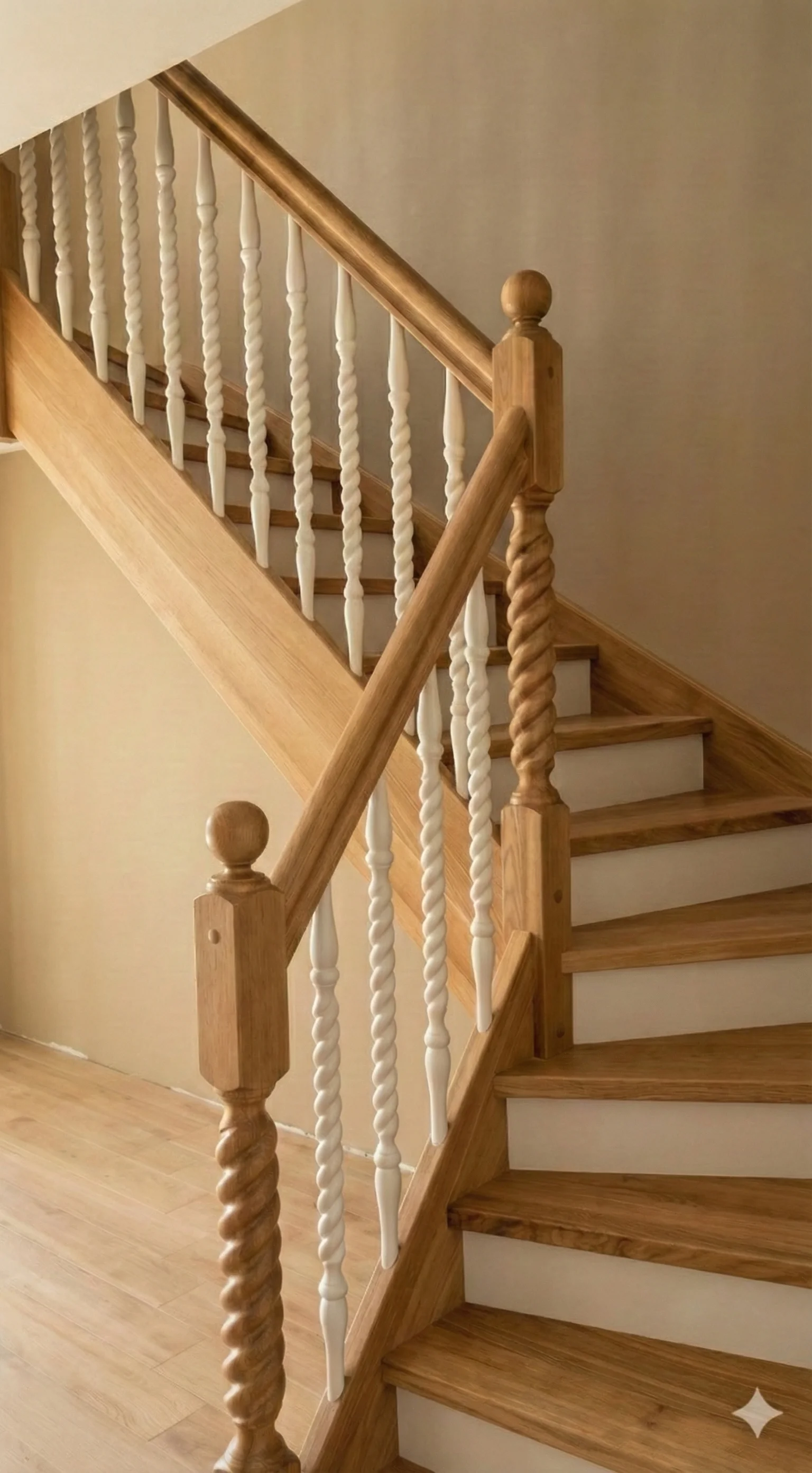 Widok schodów zabiegowych z góry