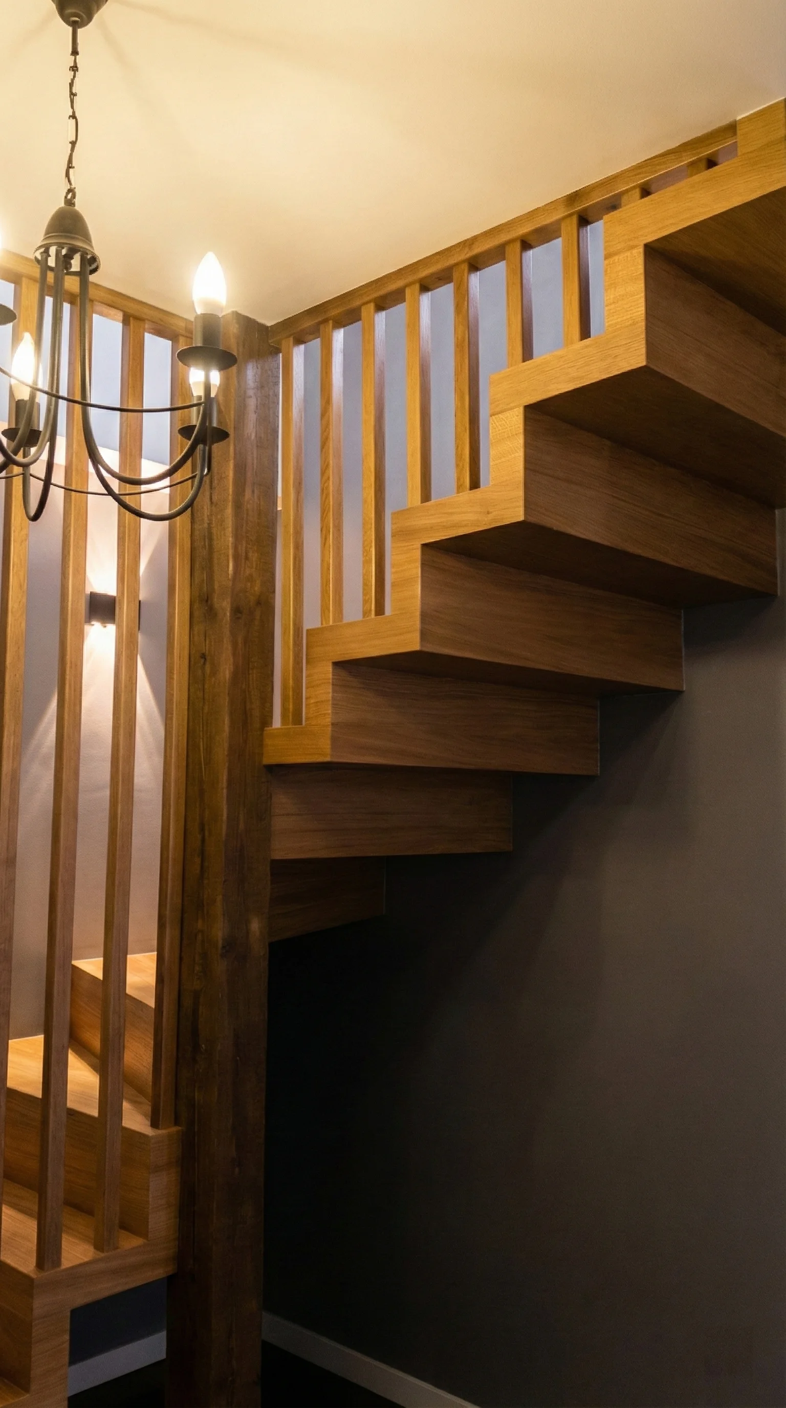 Widok schodów zabiegowych z góry